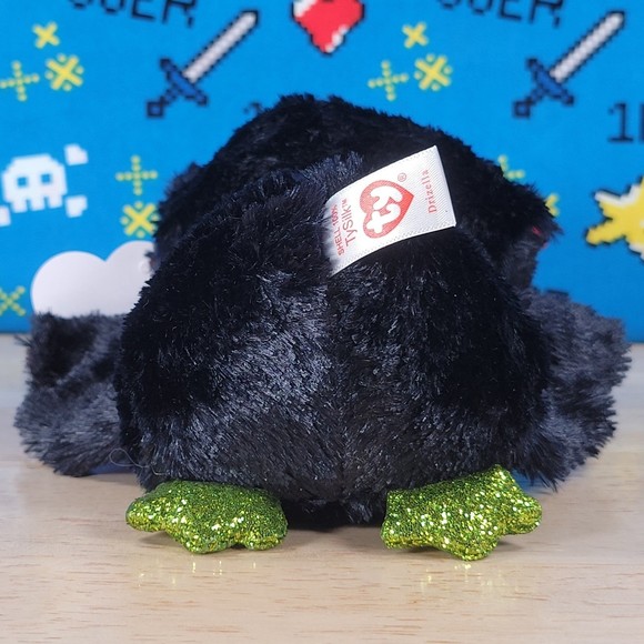 Ty Beanie Boo Drizella the Bat 6" UltraSoft Halloween Seasonal Toy Plush NWT - Picture 6 of 12